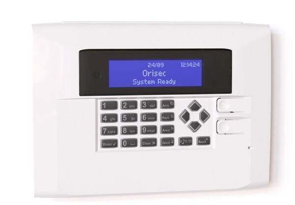 'Orisec 40 Zone Hybrid Alarm Panel with Built in Wireless & LCD Keyed Keypad with Voice Annuciation'